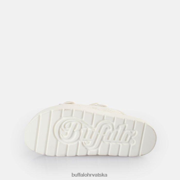bijela Buffalo elly slide tobogani s platformom veganski |slajdova TDD6T832